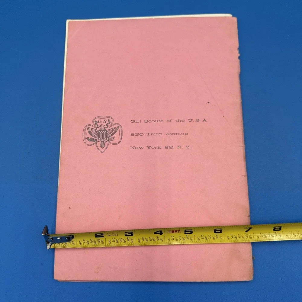 Vintage Girl Scouts SKIP‎ TO MY LOU Song Book (1958) Old Traditional Folk Songs